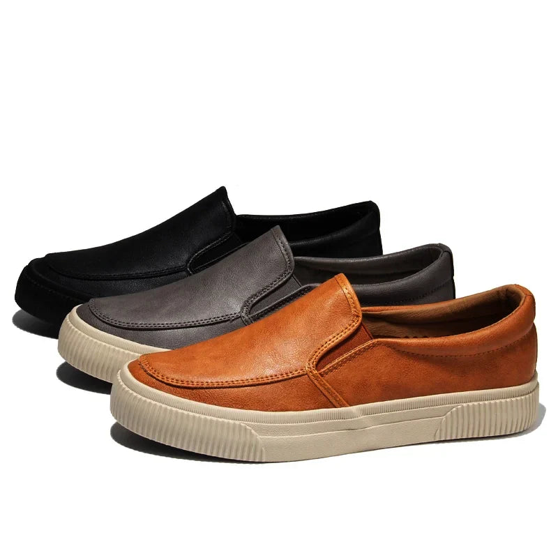 Alessandro - Mountainville kožené slip-on topánky